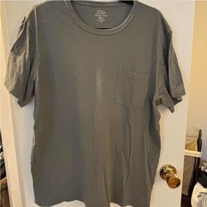 J. Crew Slate Green Short Sleeve Tee